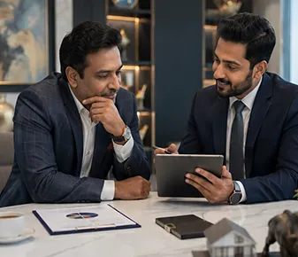 Business strategy meeting