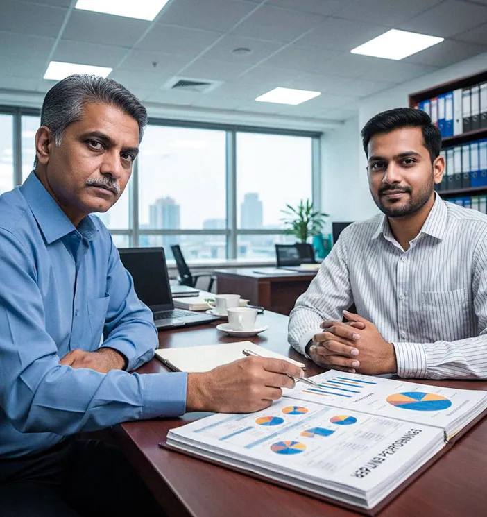 Business consulting discussion